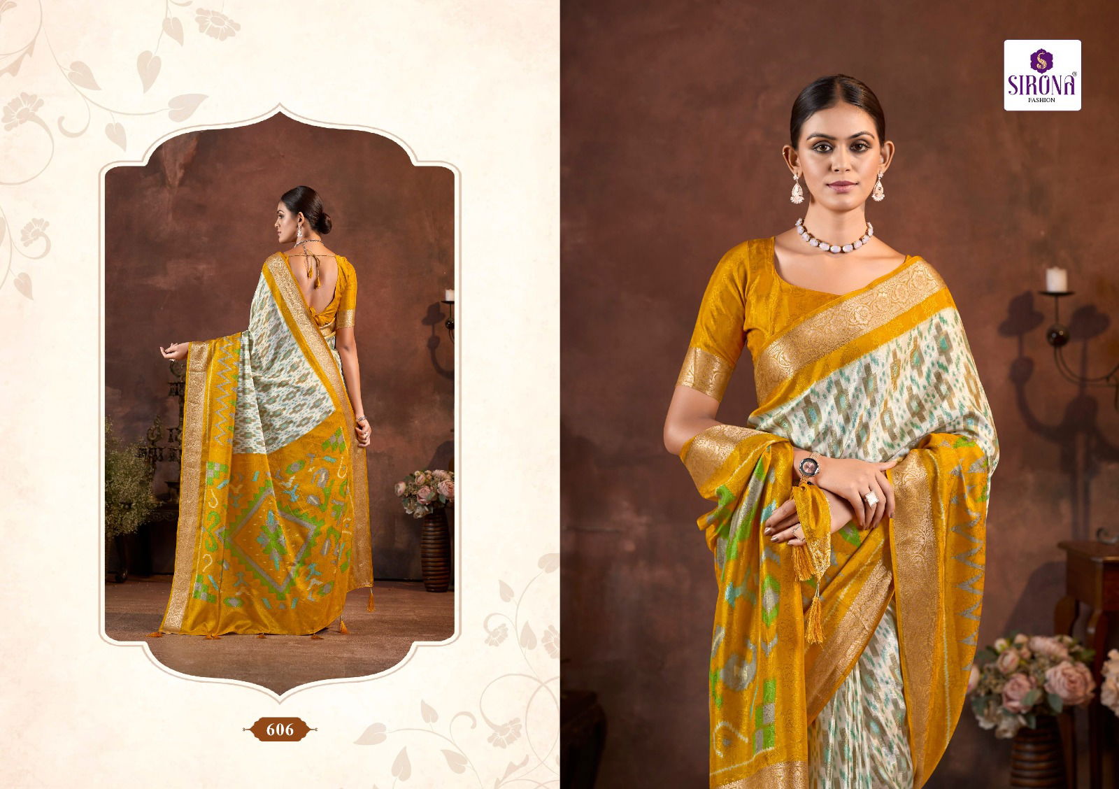 Pari Look 6 By Sirona Tusser Silk Wedding Wear Sarees Wholesale In India